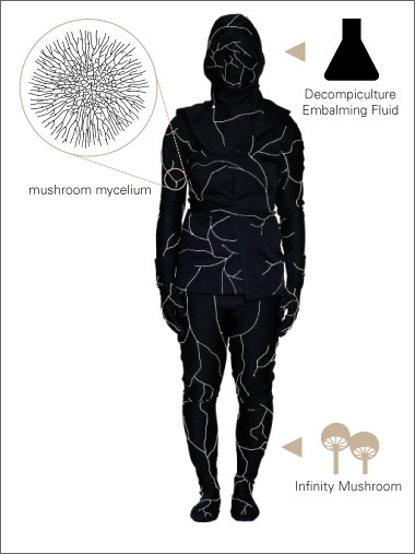 Illustration for article titled Before you kick the bucket, be sure to don your Mushroom Death Suit